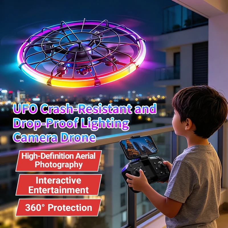 Drone Camera Hd - JJRC H145 UFO RC-Drohne mit Dual-HD-Objektiv,