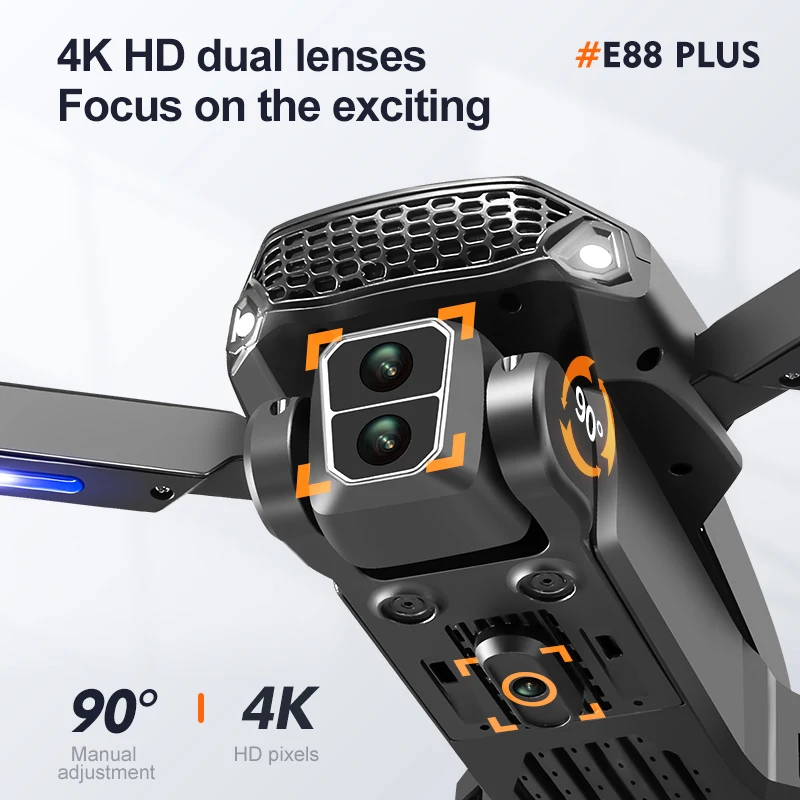 Neue E88 Plus Quadrocopter-Dro – Drone Camera Hd Bewertung und Preis