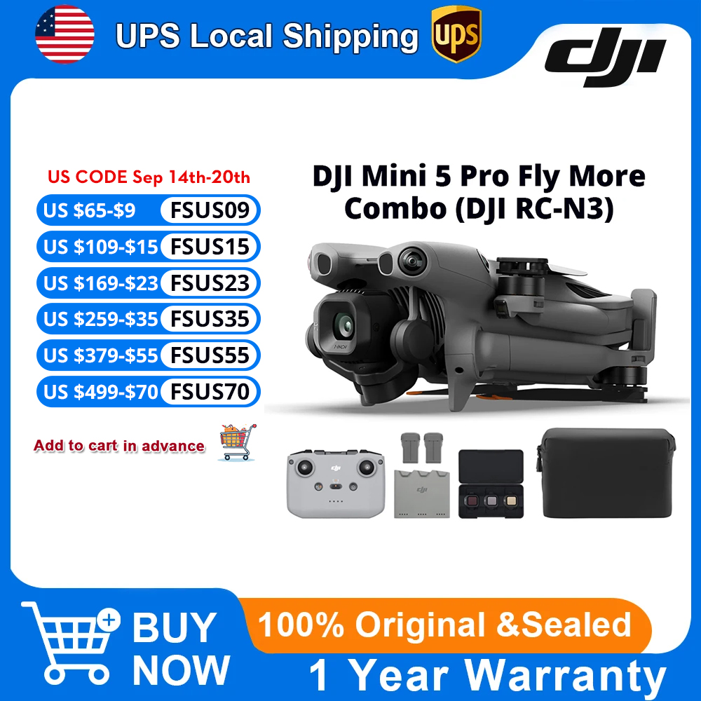 DJI Mini 5 Pro Fly More Combo  – Drone Camera Vlog Bewertung und Preis